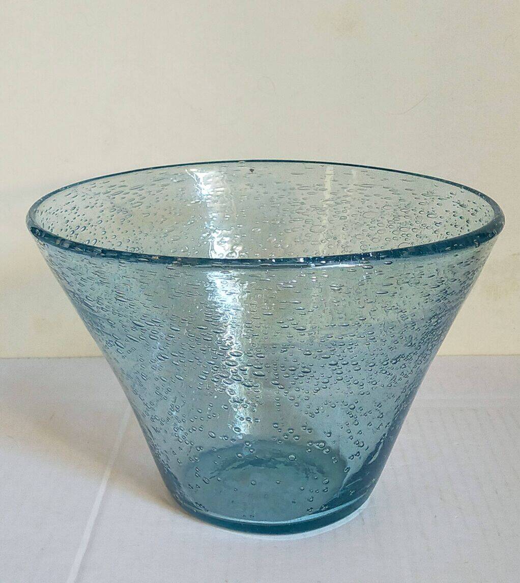 Saladier en verre soufflé