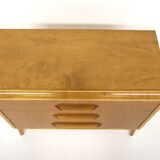 Commode scandinave en orme, Swedish modern, Suède, 1940
