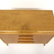 Scandinavian elm chest of drawers, Swedish modern, Sweden, 1940