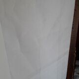 Old white linen tablecloth