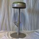 Tabouret haut acier et skaï