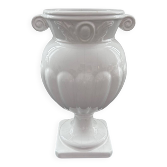 Vase blanc style Médicis