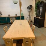 XXL solid oak farm table