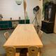 Table de ferme en chêne massif XXL