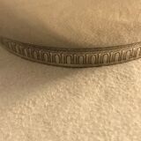 Ancient champagne bucket in silver metal with lion heads