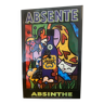 Plaque métal Absinthe