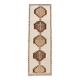 3x11 Brown Beige Persian Kilim Runner Rug, 107x333Cm