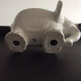 Empty elephant pocket in porcelain of the 70s stamped Capodimonte