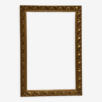 Old frame with gilded moldings