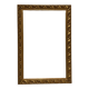 Old frame with gilded moldings