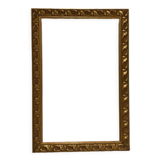 Old frame with gilded moldings