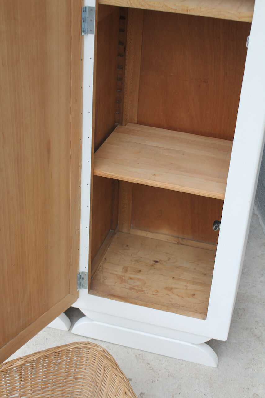 Art deco maid in solid wood