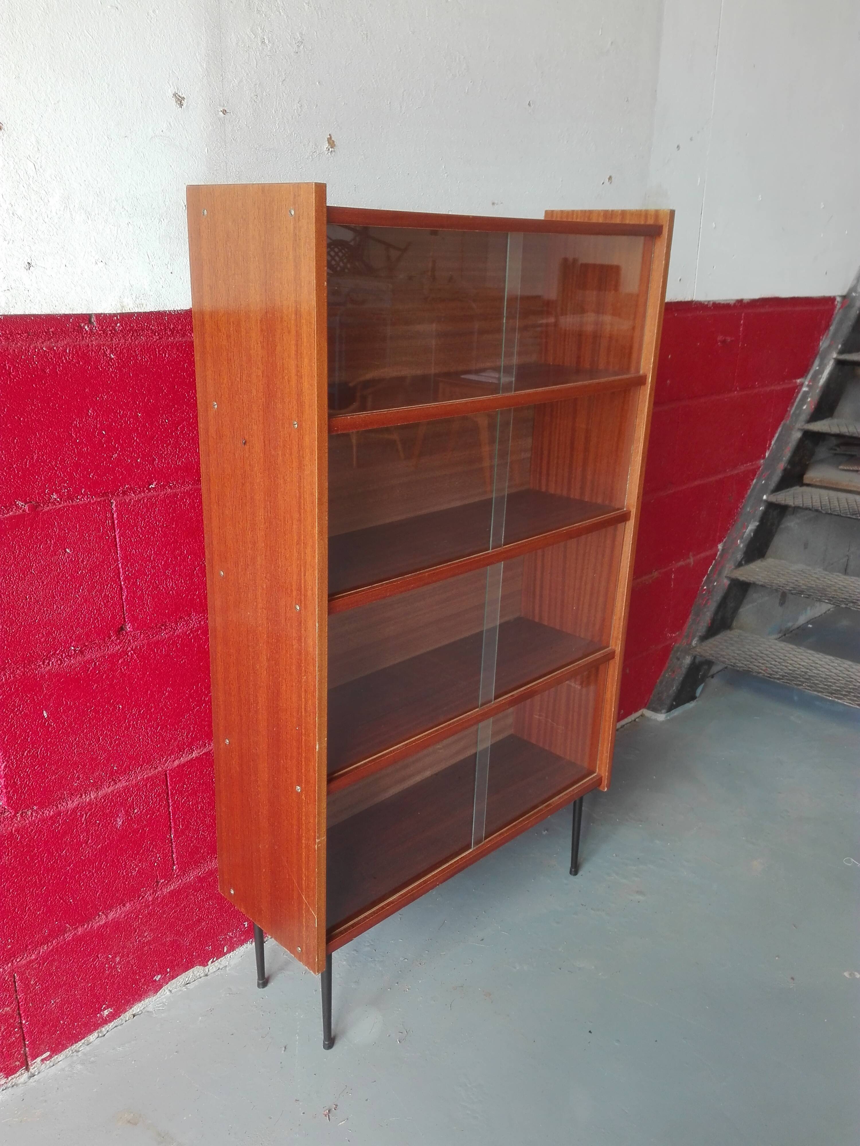 Vintage library showcase