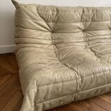 Sofa bench 3 places Togo by Michel Ducaroy edition Ligne Roset vintage