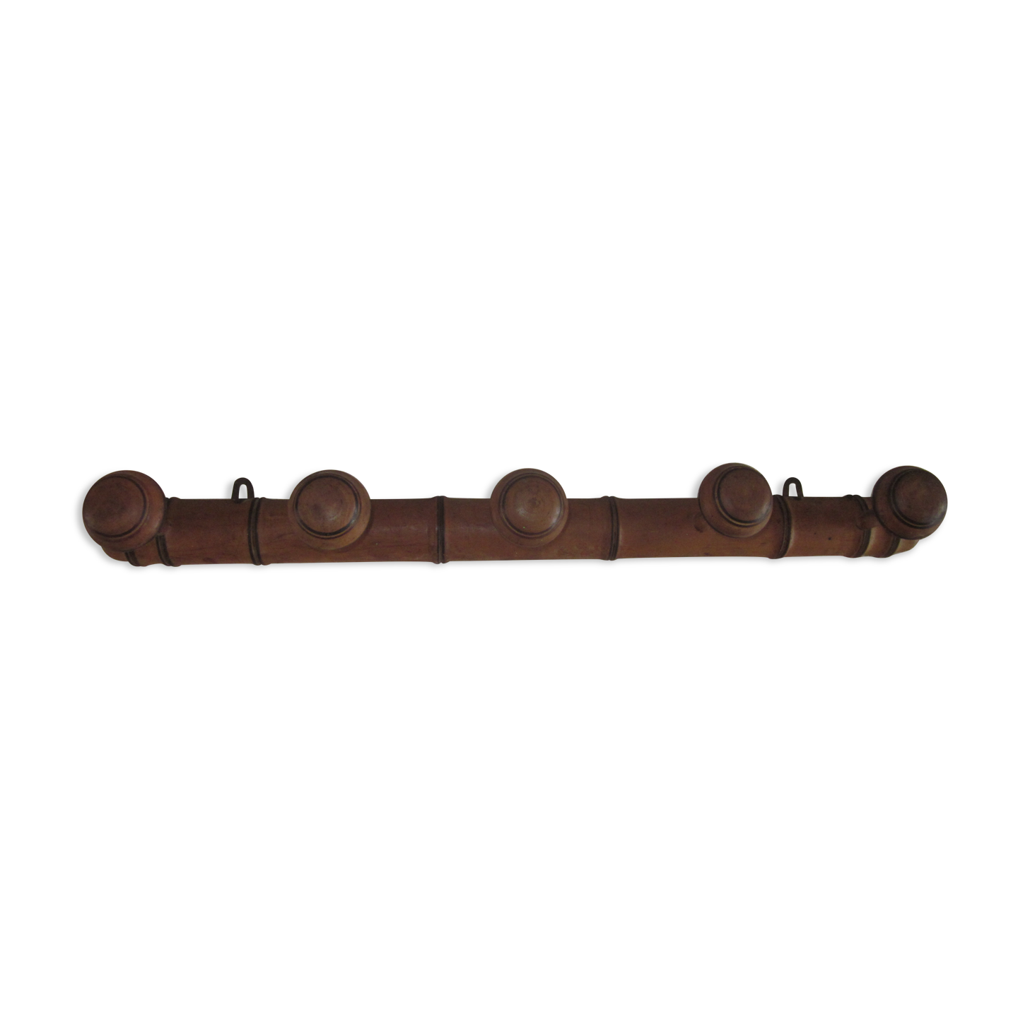 Old coat rack in turned wood