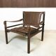 Model Sirocco leather safari chair by Arne Norell, 1960s