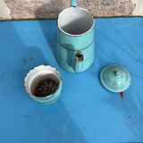 Enamelled coffee maker