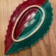 Vide-poche Vallauris vert et rouge