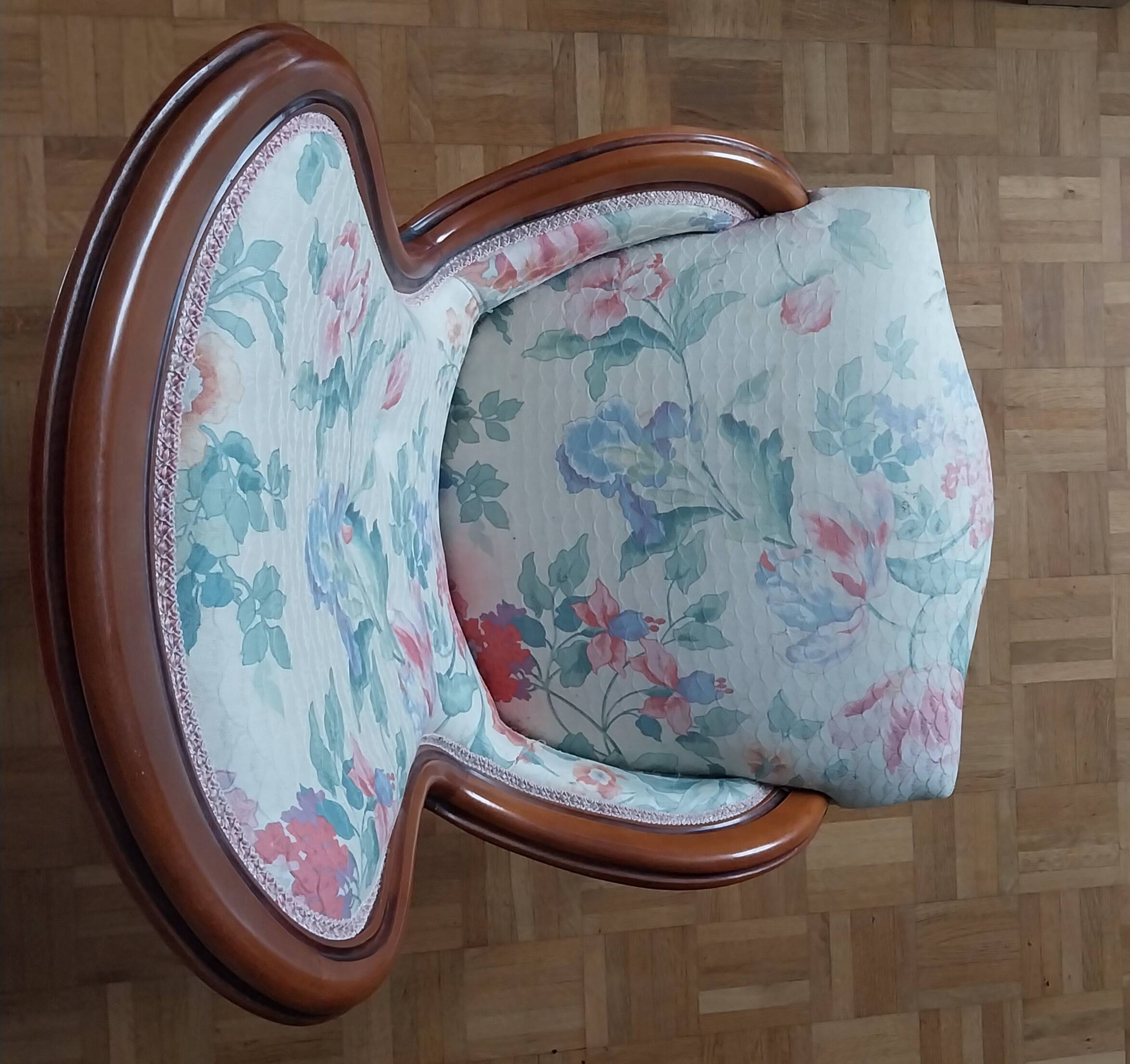 Pair of bergère armchairs
