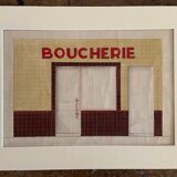 Architectural drawing, shop project 40s-50s