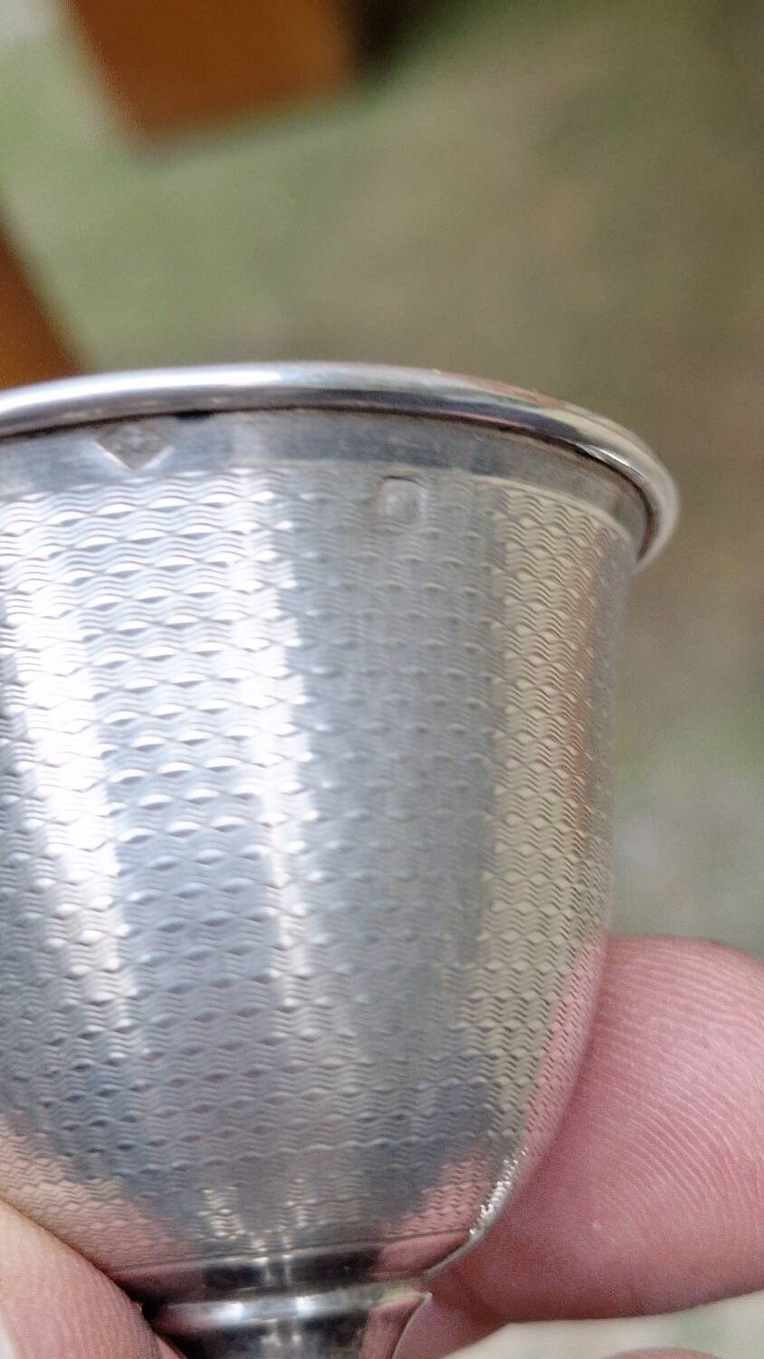 Cardeilhac solid silver egg cup