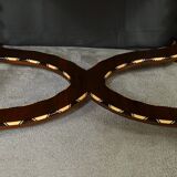 Desk table in precious wood marquetry, Napoleon III period – mid-19th century