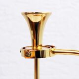 Brass pendulum candle holder