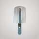 Arlus paire d'appliques métal perspex blanc vintage wall light 1960