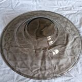 Large bowl/plate/centrepiece smoked glass art-deco