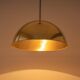 Large suspended brass chandelier by Florian Schulz, Germany.