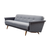 Convertible sofa, 60s, two-coloured, restored