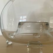 Vase vintage en verre soufflé