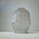 Pair of old vintage hexagonal suspension lights