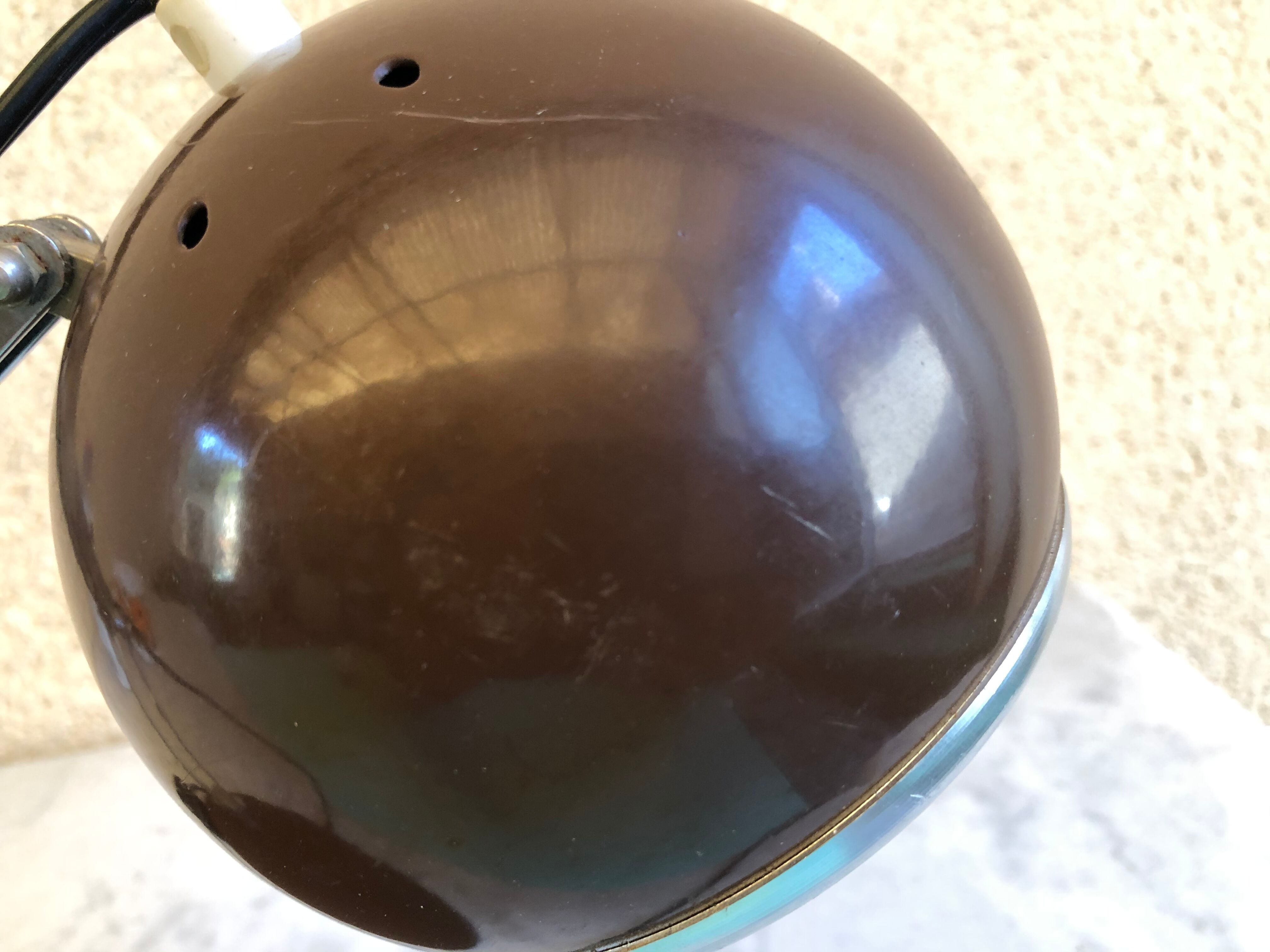 Eyeball Reggiani Italy 70s desk lamp