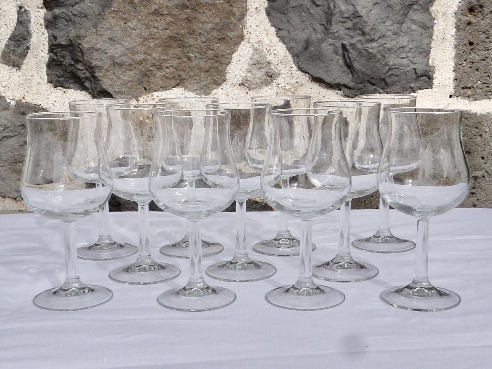 Set de 10 verres à vin rouge