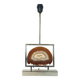 Agate and chrome lamp