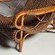 Rattan armchair 1950s vintage