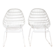 Pair of vintage metal chairs Cees Braakman 1970