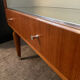 Enfilade Scandinavian tv cabinet of the 60s in teak