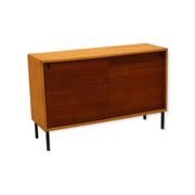 Vintage sideboard with sliding doors made in the 60s