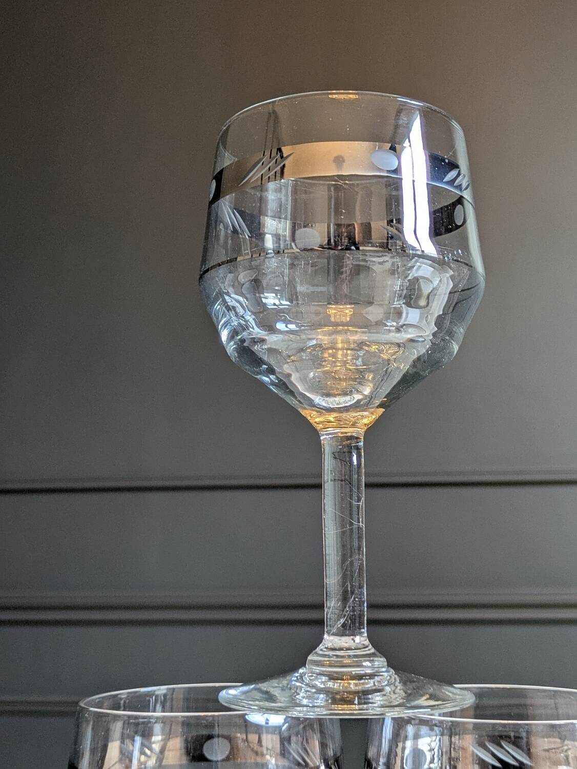 Art Deco Stemmed Glasses