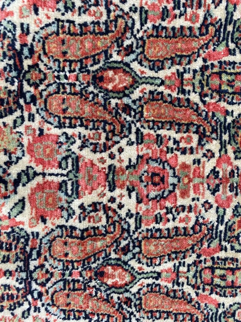Old Persian carpet Senneh end 140x188 cm