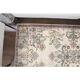 1970s Turkish Oushak Handmade Wool Cotton Beige Area Rug 120x207