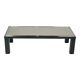 Table basse design Belgo Chrom par Roger van Hevel Or 23 carats 130 cm
