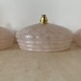 Pink Clichy glass pendant lamp