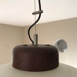 Suspension opaline and teak 60s
