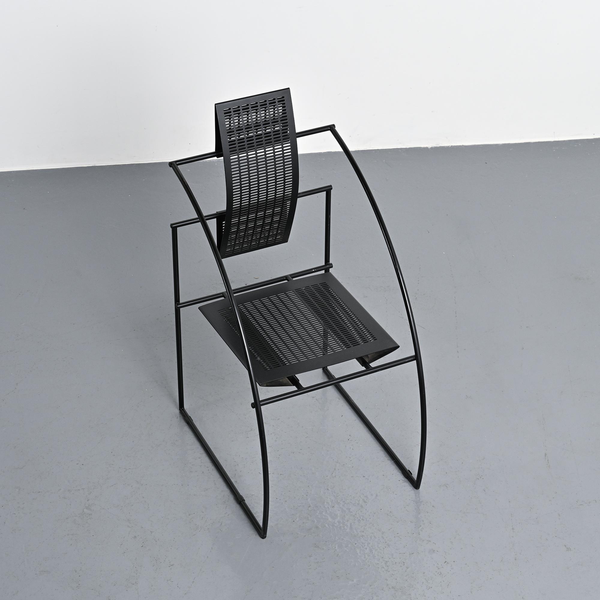 Quinta 605 chair by Mario Botta for Alias, circa 1985