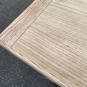 Renovated extendable farmhouse dining table in oak, 20th century, 170-250cm.