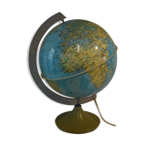 Congo zaire vintage world map globe