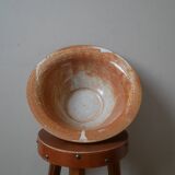 Ceramic stoneware salad bowl handmade pottery handcrafted bohemian country decoration